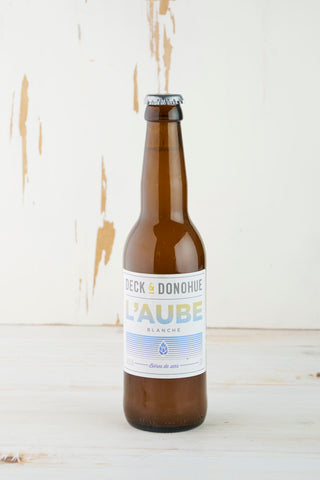 Bière l’Aube Deck & Donohue blanche Bio 4,8°