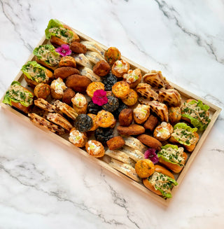 Plateau  à partager Snacking festif (terre et mer)