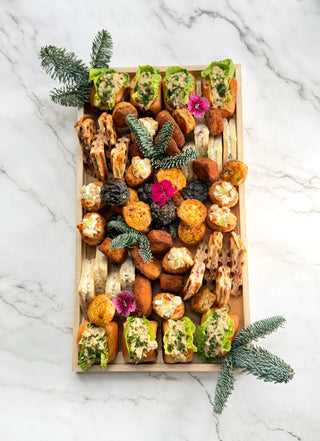 Plateau  à partager Snacking festif (terre et mer)